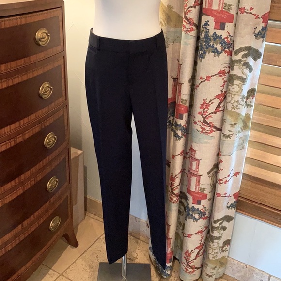 NWOT Banana Republic black cropped ankle pant - Picture 1 of 4
